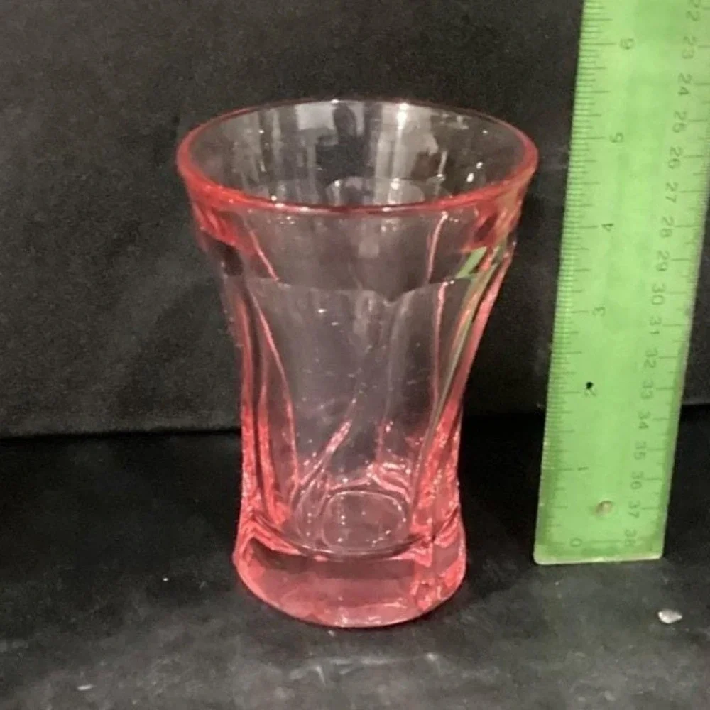 Fostoria Pink Jamestown Flat Tumbler, Vintage 10oz Cocktail‎ Glass,  Drinkware